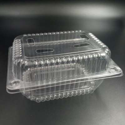 Disposable PET Plastic Vented Fruit Clamshell Container