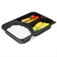 Plastic PP Storage Food Tray Bento Lunch Meal Prep Box take away Container